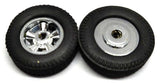 Wheels, Strombecker vintage wheels #8336 & #8452 Diamond tires. 1" dia. X 5/16" wide.