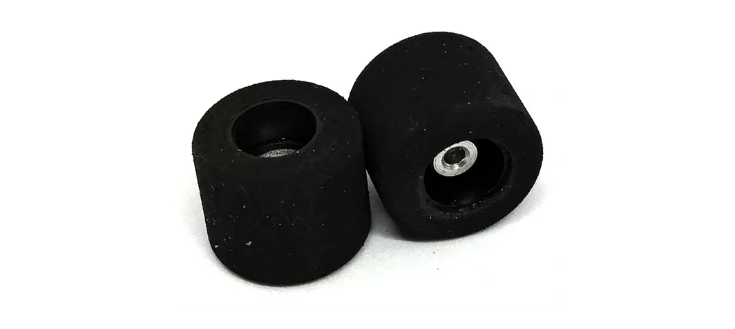 Rear wheels for JK Anglewinder cars 0.720"D 0.400"H 0.600"W 3/32"A Recessed L-Natural Rubber