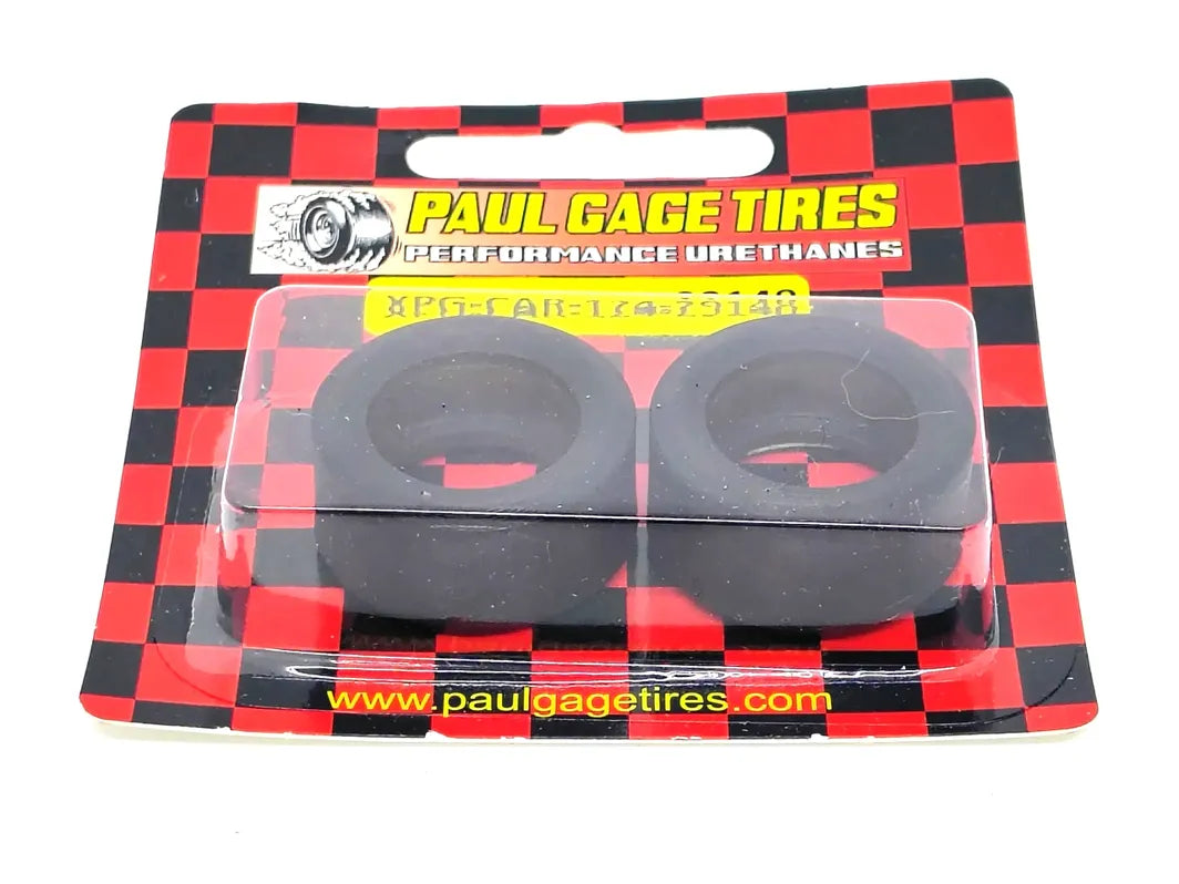 1/24 PAUL GAGE URETHANE SLOT CAR TIRES 2pr PGT-29148 fit Carrera D124 Ford GT