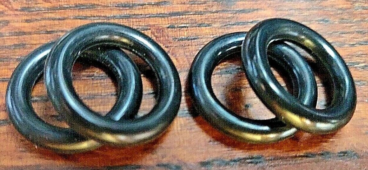 Tires, O-Ring front tires 1/2" ID 3/4" OD tires. Soft & new. 2 pair