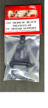 NSR1262 EVO SW Triangular MEDIUM black Short Can Motor Mount