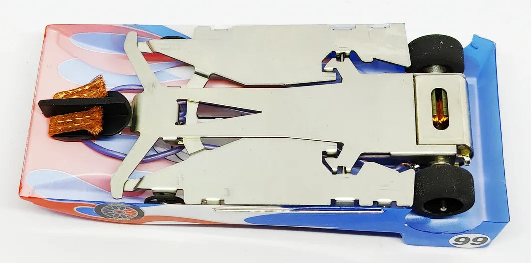 JK Direct Drive 1/32 slot car - Mazda Dyson Red, White, Blue