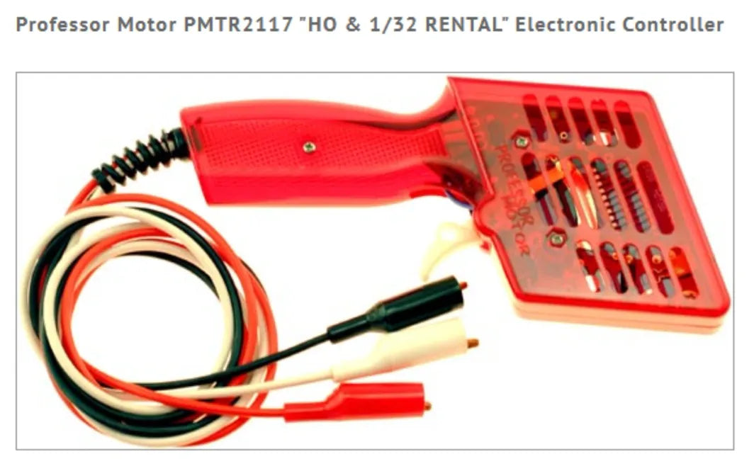 Professor Motor "HO & 1/32 RENTAL" Electronic Slot Racing Controller