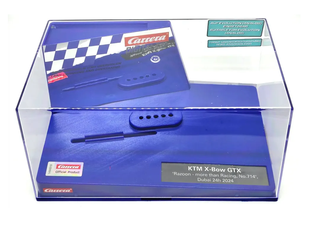Clear Display Case for 1/32 slot car by Carrera