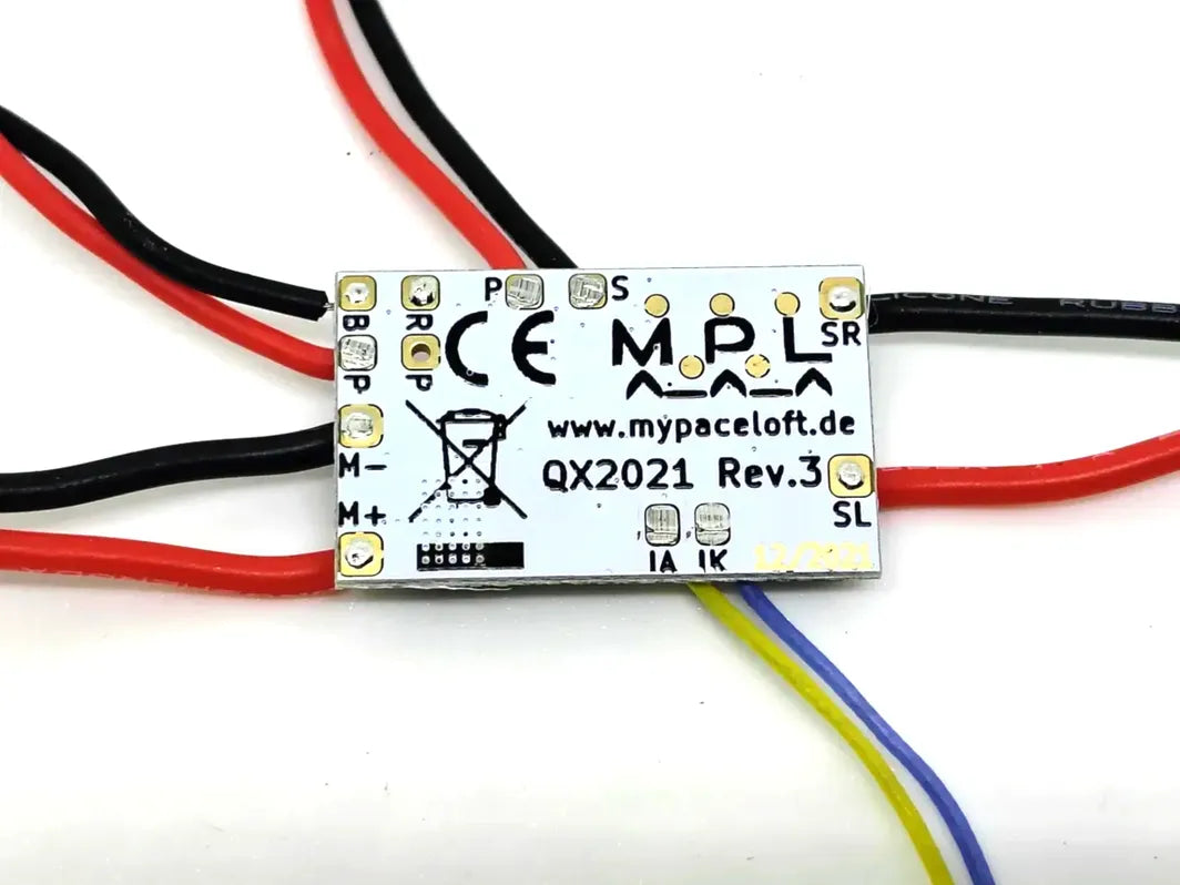 MPL QX2021 Rev.2-Decoder Carrera 1/43, 1/32 and 1/24 compatible- up to 18.5V