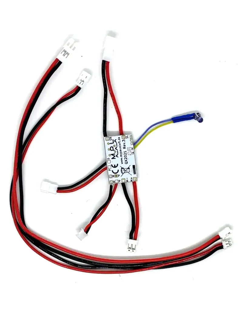 MPL QX2021 Rev.2-Decoder Carrera 1/43, 1/32 and 1/24 compatible- up to 18.5V
