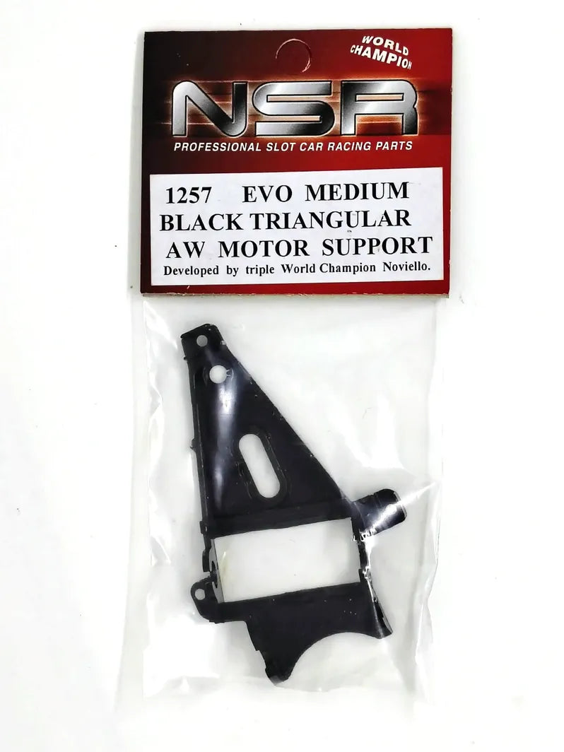 NSR1257 EVO AW Triangular MEDIUM black Long Can Motor Mount