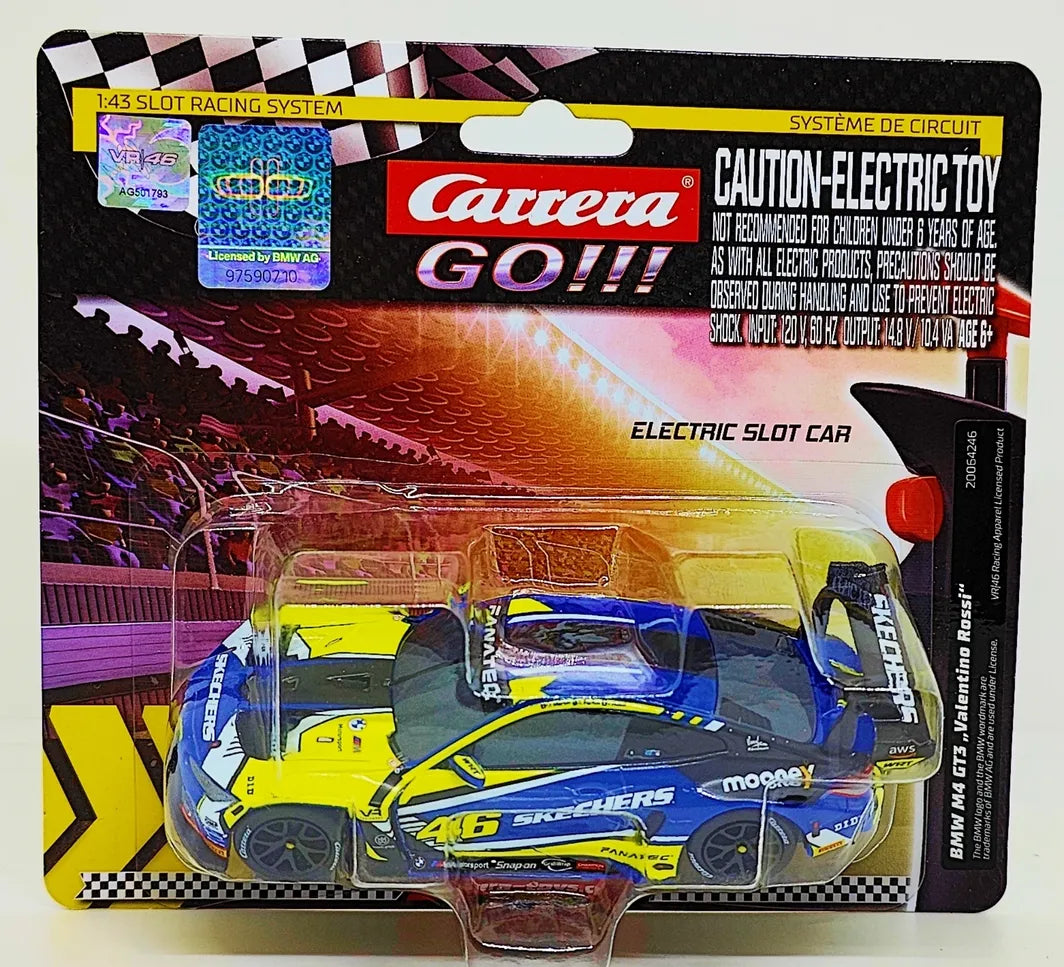 Carrera GO!!! 1/43 scale BMW M4 GT3 Valentino Rossi 64246