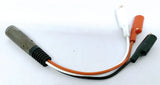 Male XLR/Alligator Clip Adapter