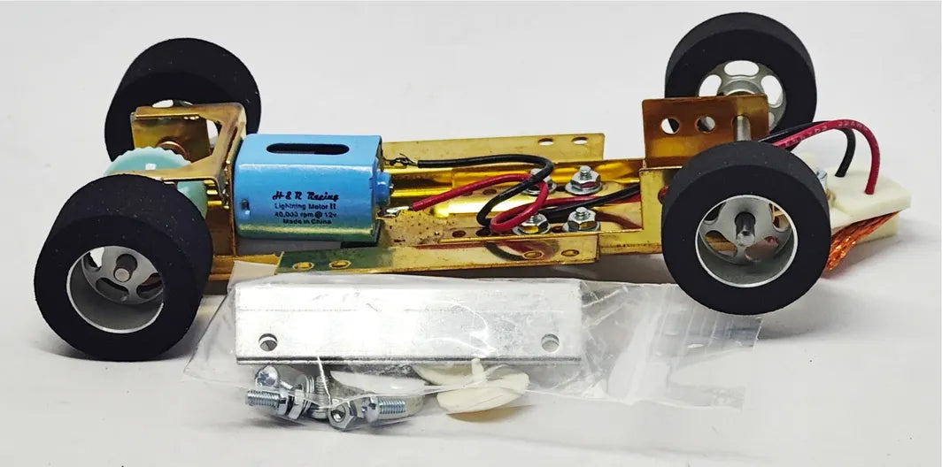 H&R Racing HRCH04 Adjustable 1/24 RTR Chassis FISH RUBBER Tires & 40K