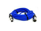 Controller XLR extension cable - 25 foot. Assorted colors