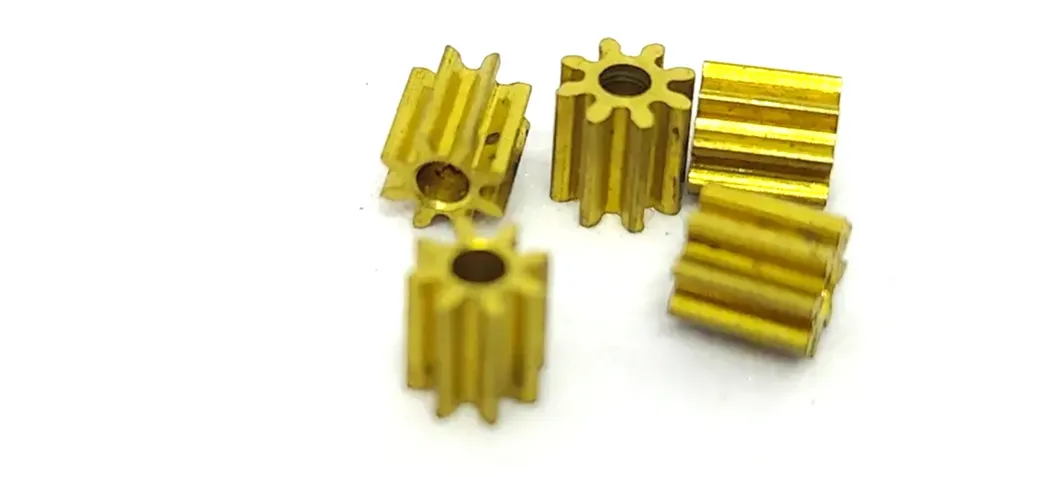 Gear, Pinion 48 Pitch 8 tooth press-on for 2mm shaft. 5 Pack by Champion