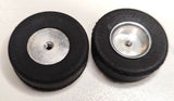 Wheels, with Strombecker Cheater Slicks 1"& 1/8" X 7/16" thread axle.