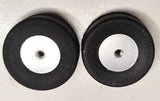 Wheels, with Strombecker Cheater Slicks 1"& 1/8" X 7/16" thread axle.