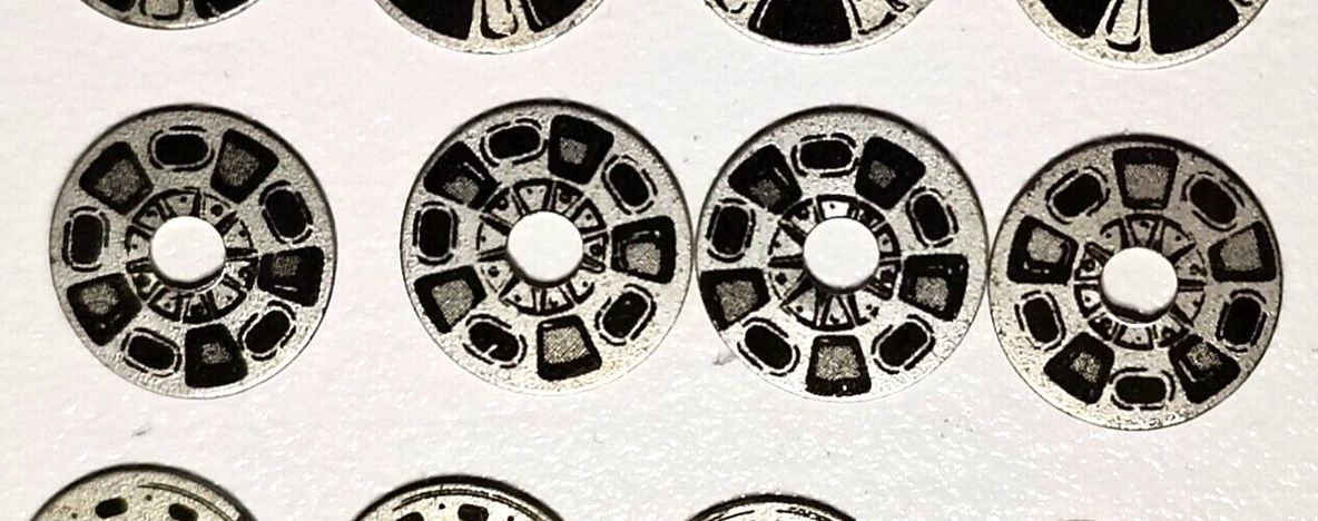 Wheel inserts, Vintage Cobra aluminum .0475"OD .125"ID Set of four.