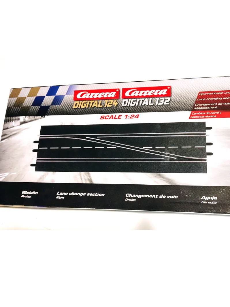 Carrera 30345 Right Lane Change Section : DIGITAL 124/132 New in Package