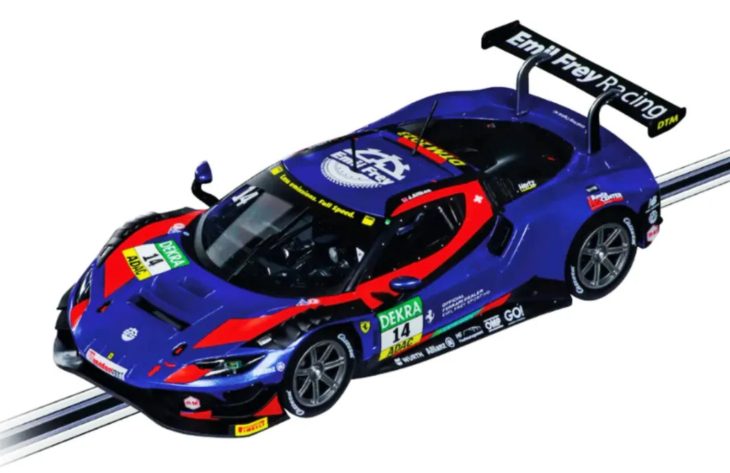 Carrera 23964 Ferrari 296 GT3 "Emil Frey Racing, No.14", DTM 2023, Digital 1/24 w/Lights