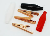Alligator clips for controller connection. TQ copper with Hoods