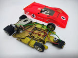 1970 Dynamic anglewinder brass chassis custom 1/32 scale McLaren M8A slot car.