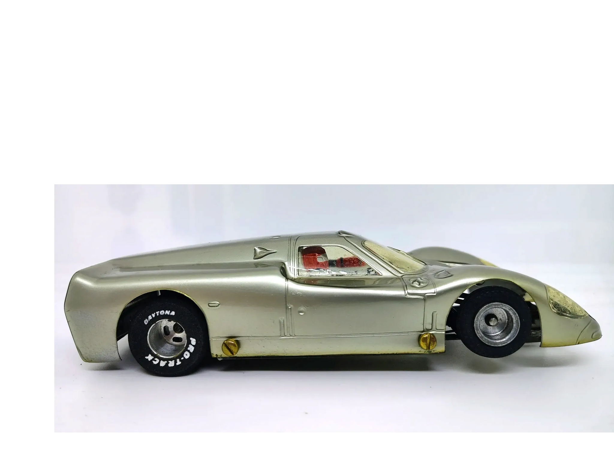 1967 Scratchbuilt Ford J-Car – 1/24 Scale Slot Car with rewound Mabuchi 26D
