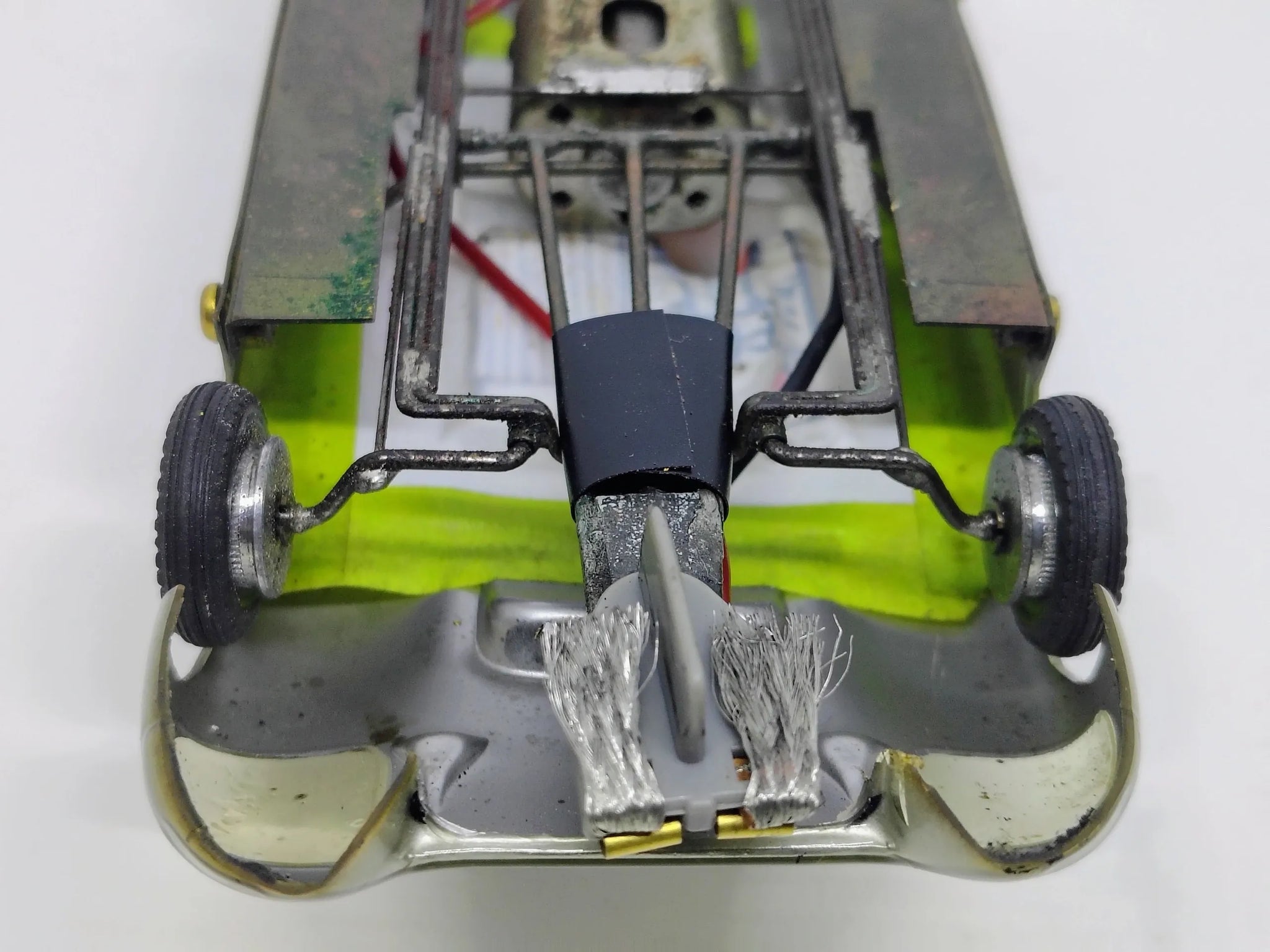 1967 Scratchbuilt Ford J-Car – 1/24 Scale Slot Car with rewound Mabuchi 26D