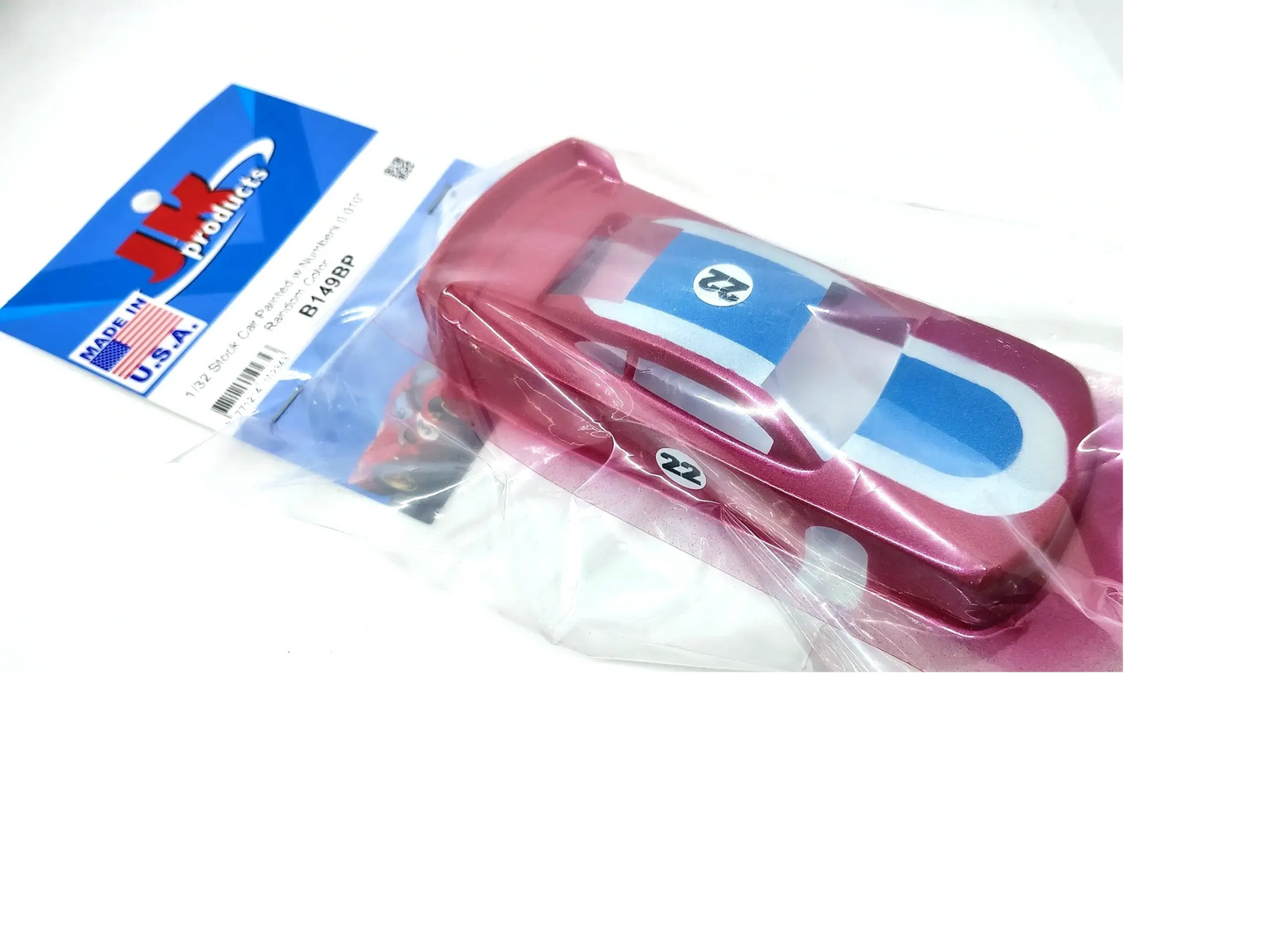 1/32 Stock Car Painted w Numbers 0.010", Random Color - B149BP