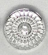 Wheel inserts 1/32 chrome .4" diameter. Set of four.