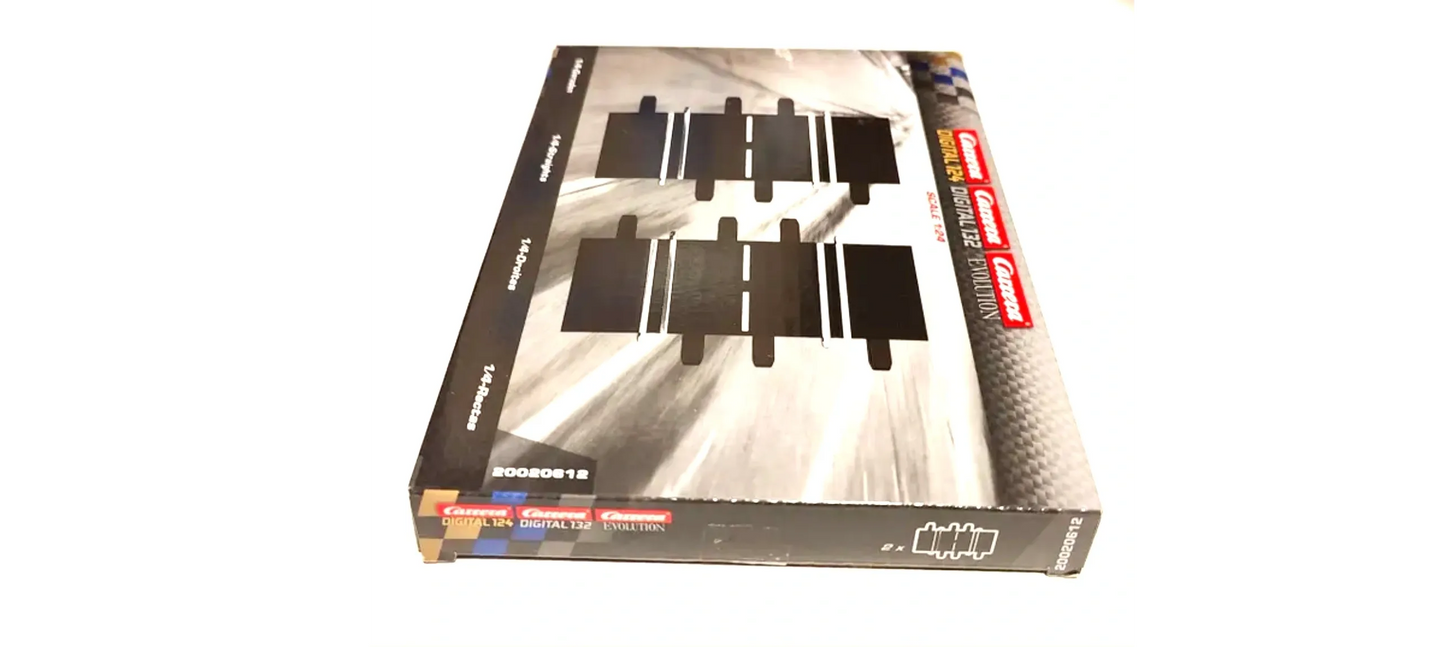 Carrera 1/4 straight tracks 20612 - Digital 124/132 & Analog