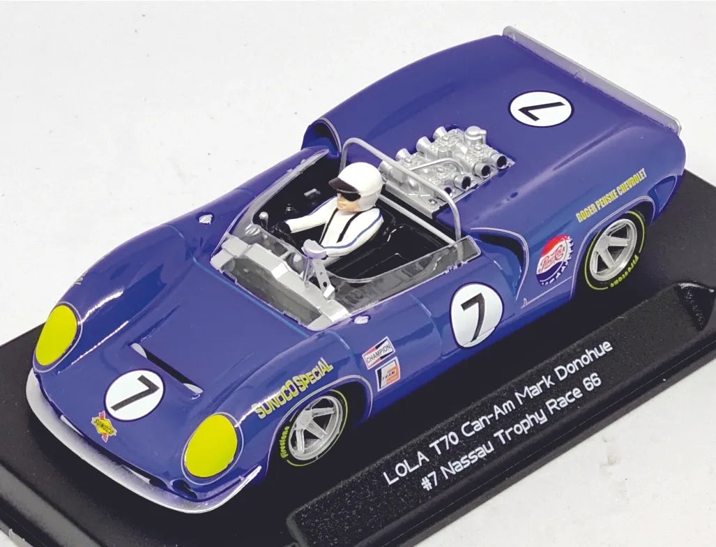 THUNDERSLOT 1/32 Analog LOLA T70 Can-Am Mark Donohue #7 Nassau Trophy Race 66