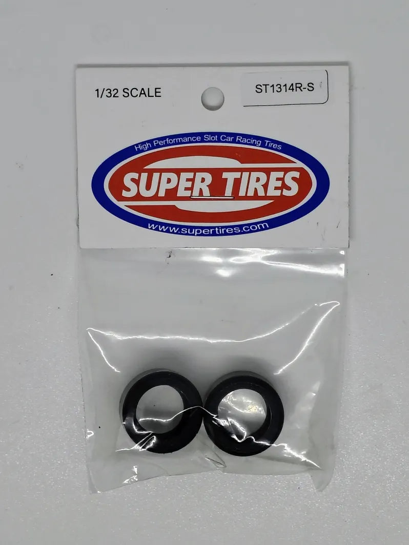 Super Tires ST1314R-S Rounded Silicone Tires for Carrera 1:32 Next Gen Camaro NASCARs