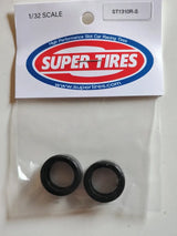 Super Tires ST1310RS Rounded Silicone Tires for most Carrera 1:32 GTs
