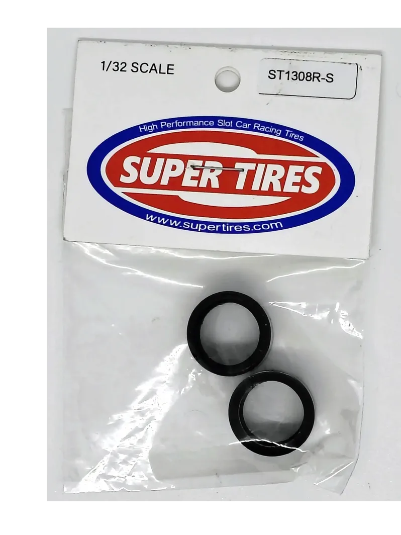 Super Tires 1308R-S Silicone Tires for Carrera Ferrari 458 Italia & Ferrari 599XX