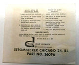 Decals, Strombecker vintage sheet for 1/32 scale Ferrari