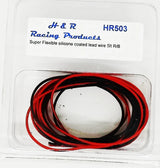 H&R Racing HR0503 Super flexible silicone lead wire - 5 feet red & 5 feet black