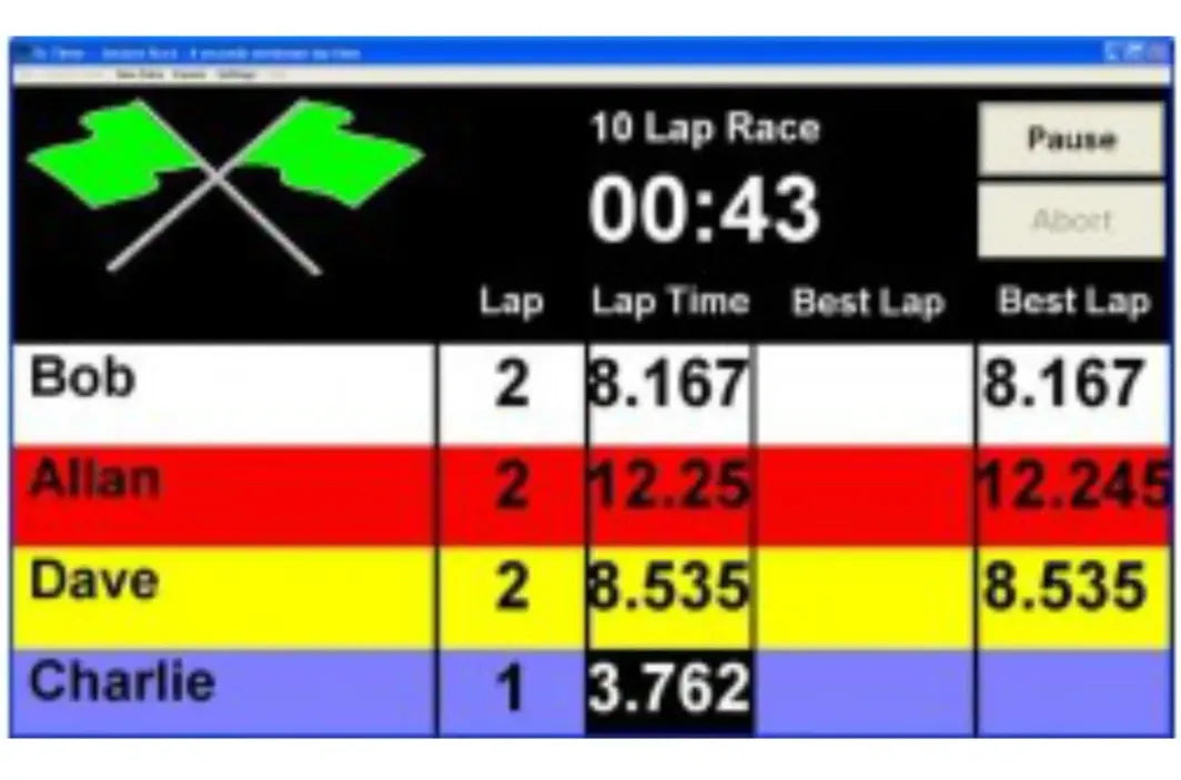 TrackMate Analog Timing System for 4 lanes
