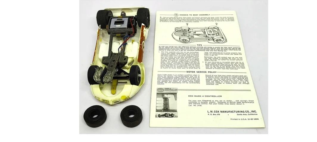Vintage Cox Chaparral 1/24 Scale Slot Car