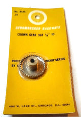 Gears, Strombecker #8435 Crown Gear 36 tooth 48 pitch for 1/8" axle.