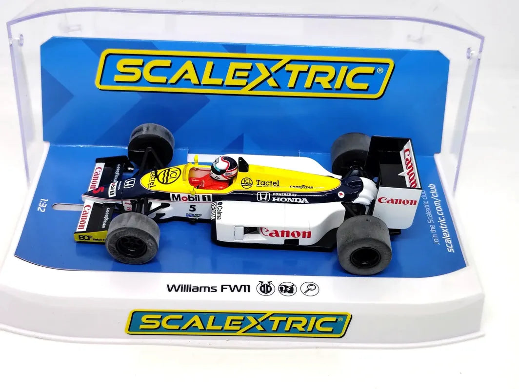 Scalextric C4318 Williams FW11 1986 British Grand Prix 1/32 Slot Car