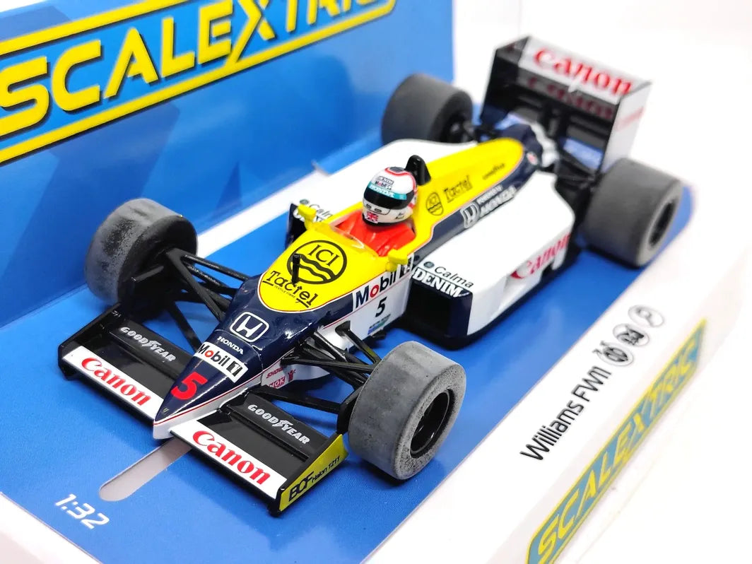 Scalextric C4318 Williams FW11 1986 British Grand Prix 1/32 Slot Car