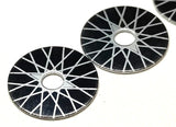 Wheel inserts, vintage VIP aluminum Spoke 1/2" OD .1/8"ID Set of four.